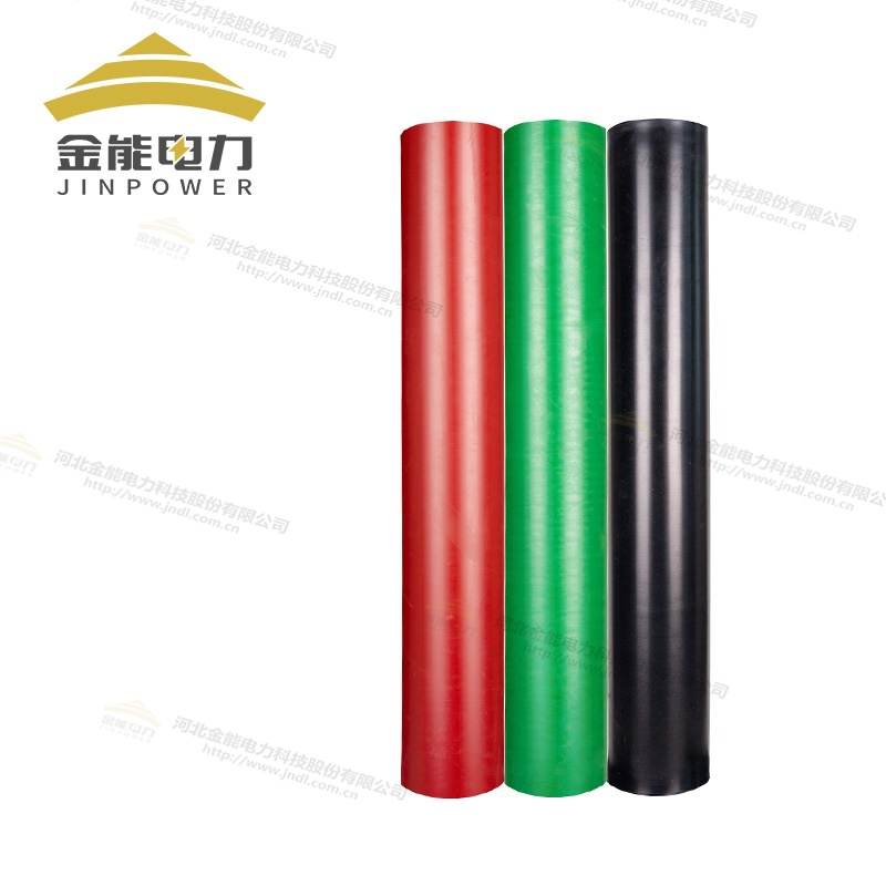 環保型紅黑綠三色平面絕緣膠墊橡膠板（3-12mm）